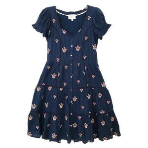 BOHME Blue Floral Prairie Dress